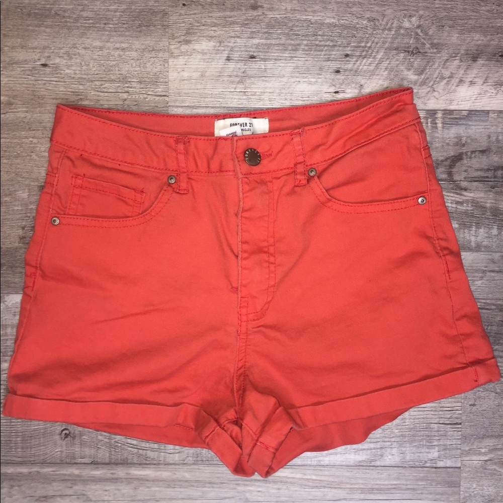 High waisted shorts